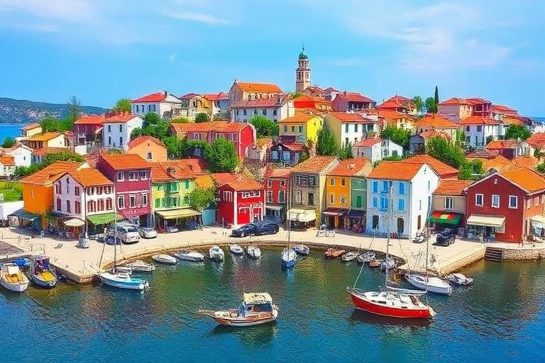 Boat trips near Cres, Croatia