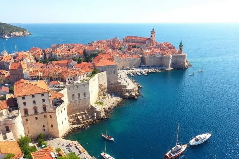 Boat trips near Dubrovnik, Croatia