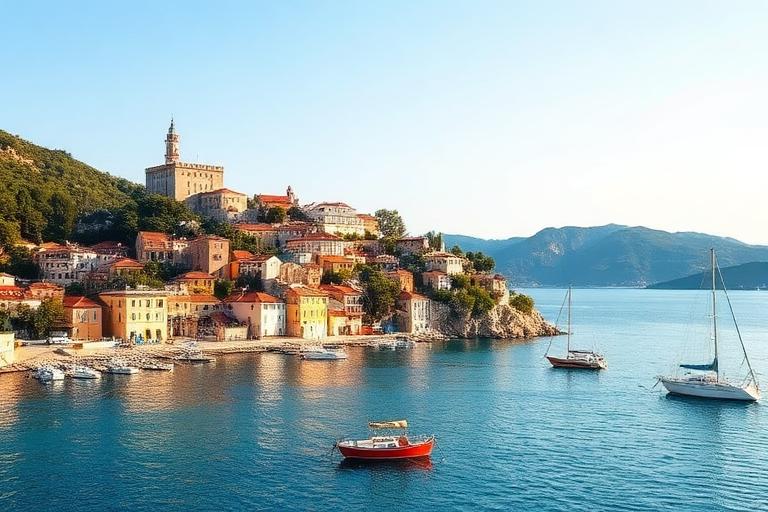 Boat trips near Kaštela, Croatia