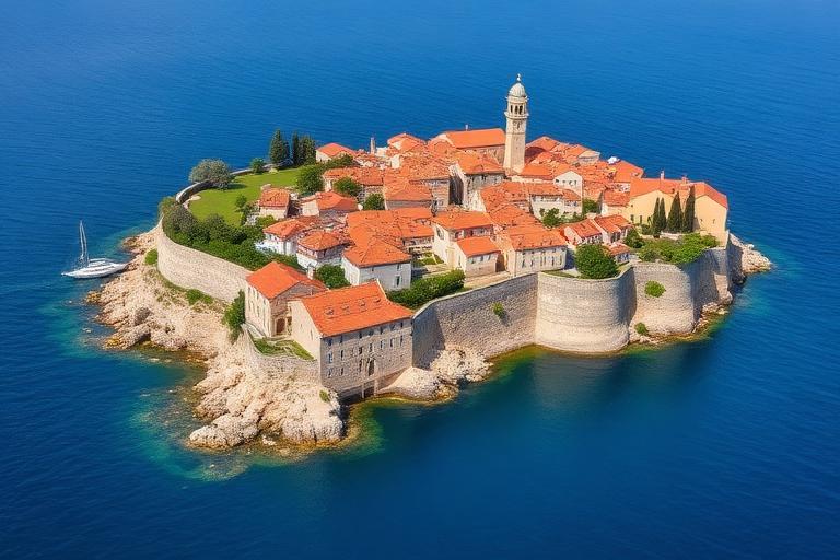 Boat trips near Korčula, Croatia