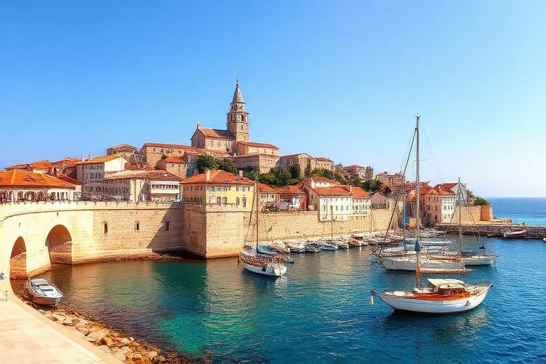Boat trips near Krk, Croatia