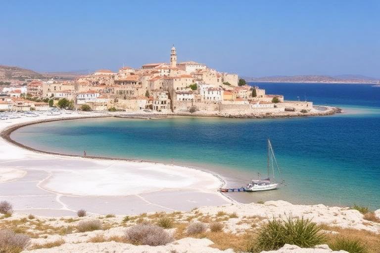 Boat trips near Pag, Croatia