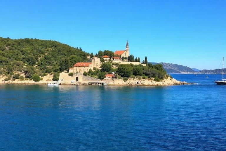 Boat trips near Pašman, Croatia