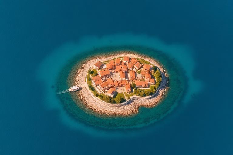 Boat trips near Primošten, Croatia