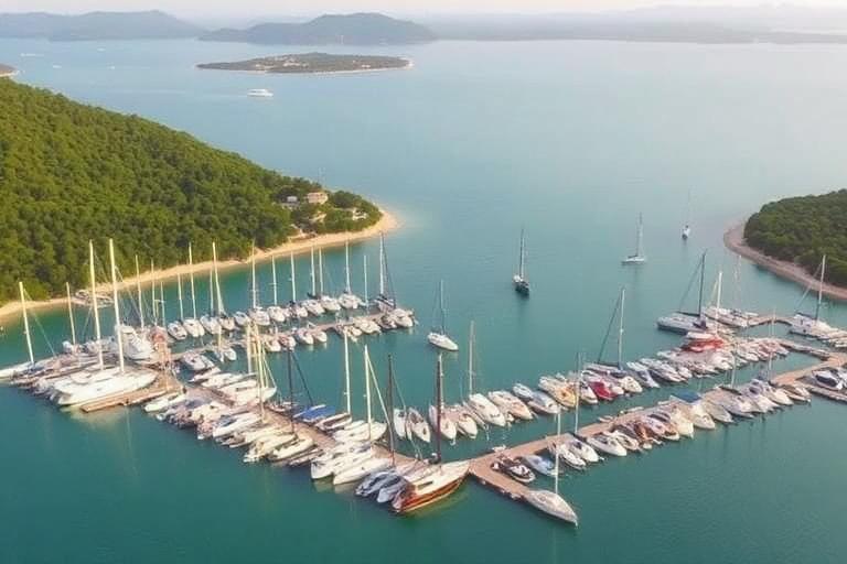 Boat trips near Punat, Croatia