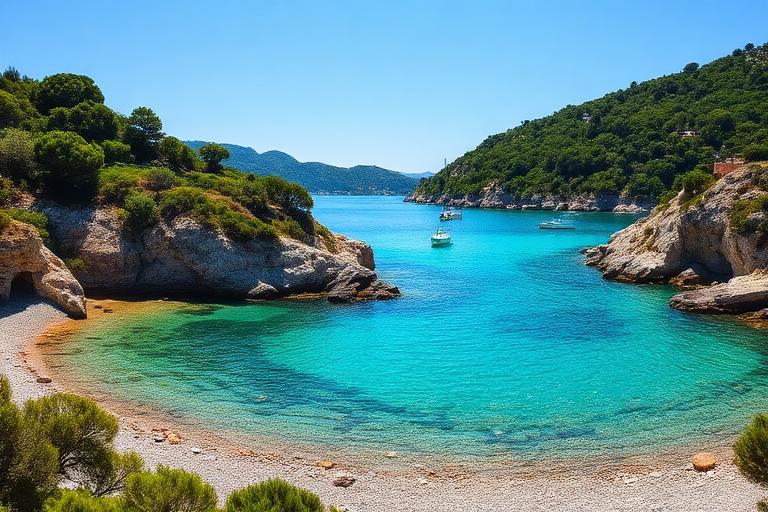 Boat trips near Rabac, Croatia