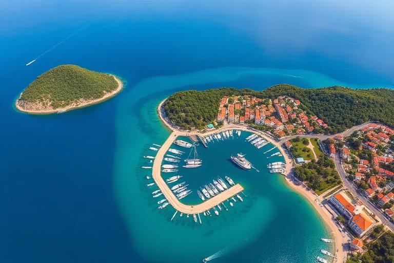 Boat trips near Rogoznica, Croatia