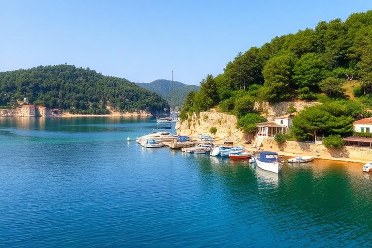 Boat trips near Slano, Croatia