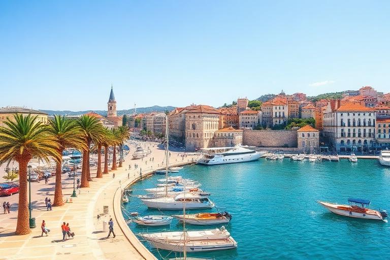 Boat trips near Split, Croatia