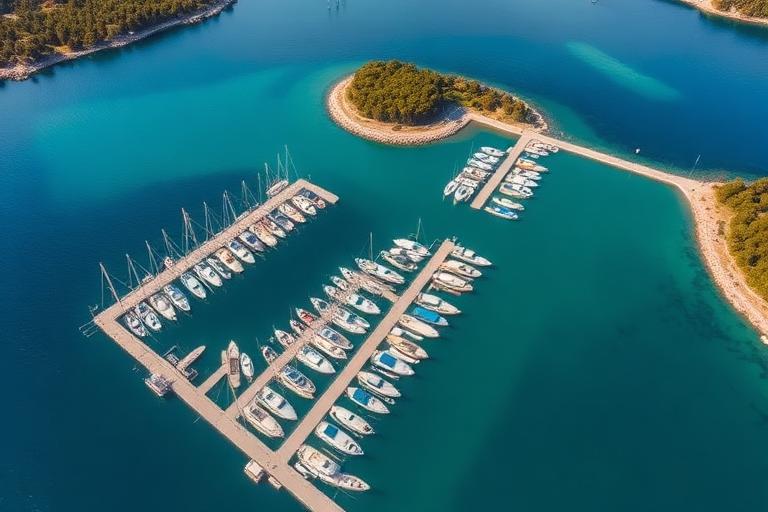 Boat trips near Sukošan, Croatia
