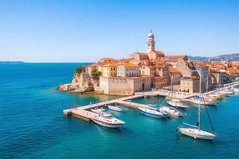 Boat trips near Trogir, Croatia
