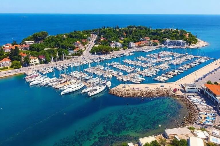 Boat trips near Umag, Croatia