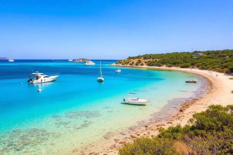 Boat trips near Vir, Croatia