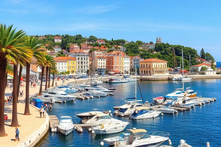 Boat trips near Vodice, Croatia